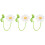 3Pièces Déco Crochet Accessoires Suspendus Décoratifs 4