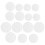 45Pièces Plaques De Toile Plastique Blanches Pour DIY 3