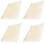 4Pièces Protège-Notes Transparent Souple Réutilisable Pour A4 5