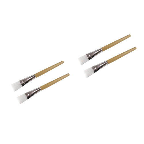 4Pièces Pinceaux DIY Bois Précis Multi Couleur 2