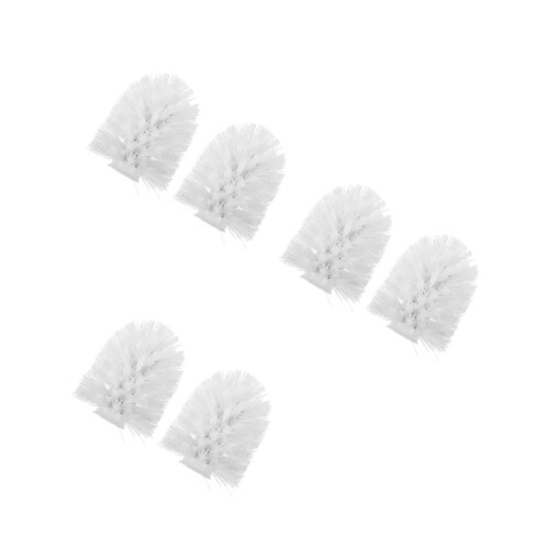 6Pièces Têtes Blanches Fixation Stable Pour Usage Salle De Bain 1