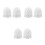 6Pièces Têtes Blanches Fixation Stable Pour Usage Salle De Bain 6