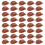 400Pièces Petits Chapeaux Mini Pour Maison De Marron Plastique 1
