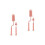 4Pièces Brosse Nettoyage Silicone Rose Usage 4