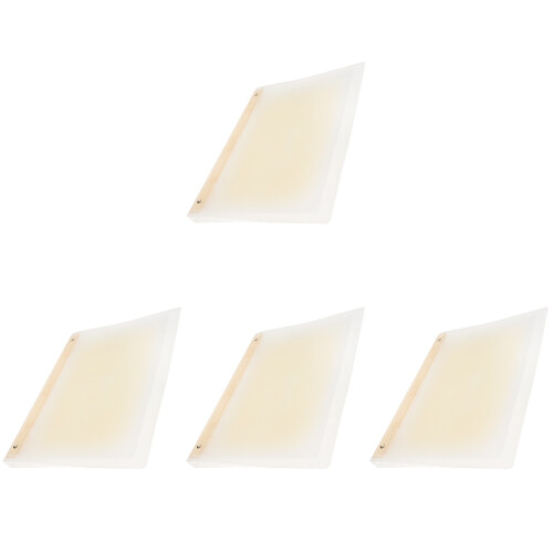 4Pièces Protège-Notes Transparent Souple Réutilisable Pour A4 1