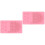 2Ensembles Kit Quilling Rose ABS Pour Papier 3D Durable 6