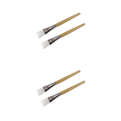 4Pièces Pinceaux DIY Bois Précis Multi Couleur 1