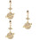 3Pièces Studs Décoratifs Montre Silicone Charm Élégant 7