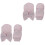 2Pièces Bonnet Et Bébé Rose Confortable Et Résistants 3
