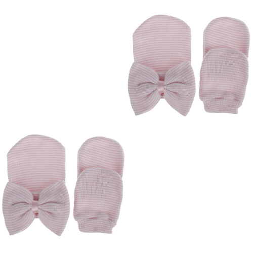 2Pièces Bonnet Et Bébé Rose Confortable Et Résistants 2