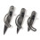 3Pièces Diviseur Cuir Acier Carbone Argent Pour Bricolage 11