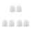 6Pièces Têtes Blanches Fixation Stable Pour Usage Salle De Bain 8