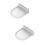 2Pièces Porte-Enceinte Plastique Pour Installation Murale WiFi 9