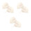 6Pièces Bonnet Beige Sous Menton 9