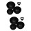 6Pièces Bols Silicone Noir Durables Pour Et Usage 7