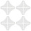 4Pièces Règle Couture Quilting Transparente Résistante En 7