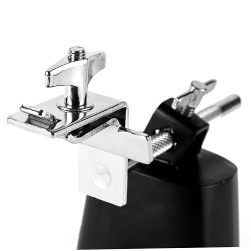 Drum Cowbell Clamp Mount – Secure Easy Install Cowbell Holder for Drum Set and Percussion Instruments 2