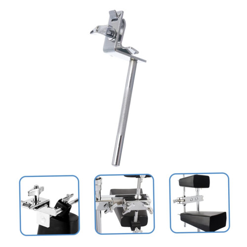 Drum Cowbell Clamp Mount – Secure Easy Install Cowbell Holder for Drum Set and Percussion Instruments 1