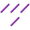 4Pièces Boîtes Cachées Violet Aluminium Stockage 5