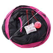 2Pièces Canal Animal Rose Robuste Tunnel Pour Hamster Chat Rongeur