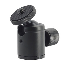 2Pièces Support Noir Mini Tête Bille Rotative 360
