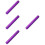 4Pièces Boîtes Cachées Violet Aluminium Stockage 9