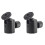 2Pièces Support Noir Mini Tête Bille Rotative 360 2