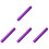 4Pièces Boîtes Cachées Violet Aluminium Stockage 4