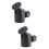 2Pièces Support Noir Mini Tête Bille Rotative 360 7