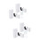 2Paires Support De En Bois Pour Maison, Mur Multifonction 9