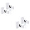 2Paires Support De En Bois Pour Maison, Mur Multifonction 8
