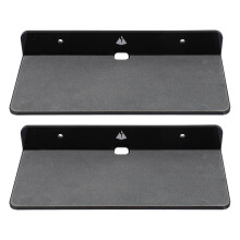 4Pièces Étagère Suspendue Murale Noire Multifonction Pour Organiser