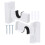 2Paires Support De En Bois Pour Maison, Mur Multifonction 3