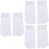3Paires Hommes Blanches Coton À Orteils Séparés 5