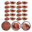 400Pièces Petits Chapeaux Mini Pour Maison De Marron Plastique 5