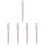 5Pcs Pink Plastic Eyebrow Stable Durable Beauty Marker 4