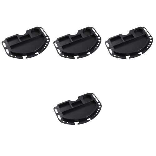 4Pièces Rack De Réparation Noir Résistant Pour Atelier Garage 2