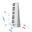 61 Key Foldable Electronic Keyboard Piano with LED Display and BuiltIn Teaching Modes 2