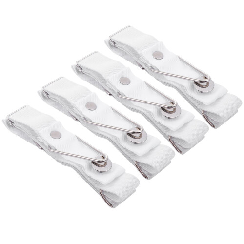 8 Pcs Adjustable Bed Sheet Clips For Fitted Sheets And Quilts