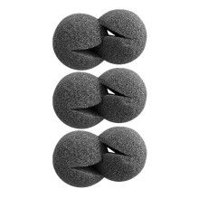 24 Pcs Black Clown Nose Sponge Balls For Halloween Christmas Parties