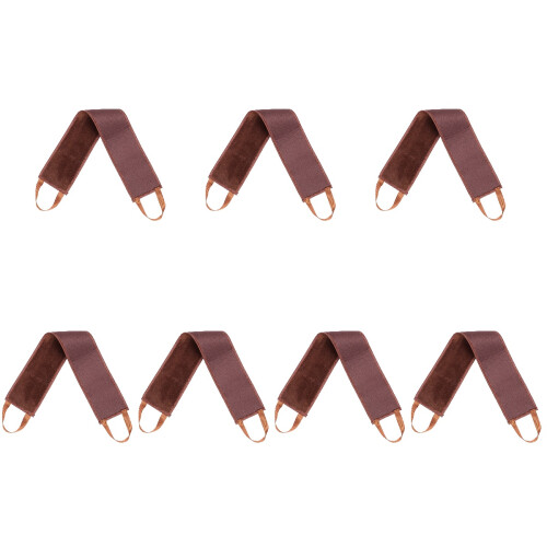 7Pièces Ceinture Massage Étirement Auto-Bronzant Marron 1