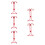 5Pcs Versatile Red Iron Fire Extinguisher Storage Wall Mount Brackets 4