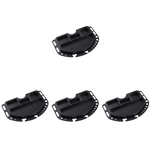 4Pièces Rack De Réparation Noir Résistant Pour Atelier Garage 1