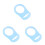 30Pièces Clip Silicone Clair Facile À Fixer Bébé 2