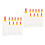 2Sets Large Capacity White Lamb Milk Bottles Durable Plastic Feeders 2