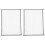 2Pcs Window Mesh Screens Breathable Durable Hook and Loop Fastening 4
