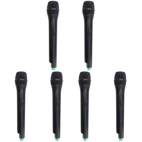 6Pièces Microphone Simulé Noir Jouet Cosplay Performance Enfants 1