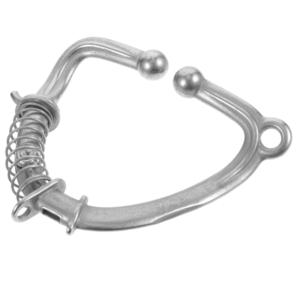 4Pcs Livestock Stainless Steel Nose Ring Silver Cattle Traction Tool 3631600230374