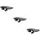 3Pièces Support Plateau Microphone Noir Réglable Avec -Gobelet 7