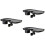 3Pièces Support Plateau Microphone Noir Réglable Avec -Gobelet 4